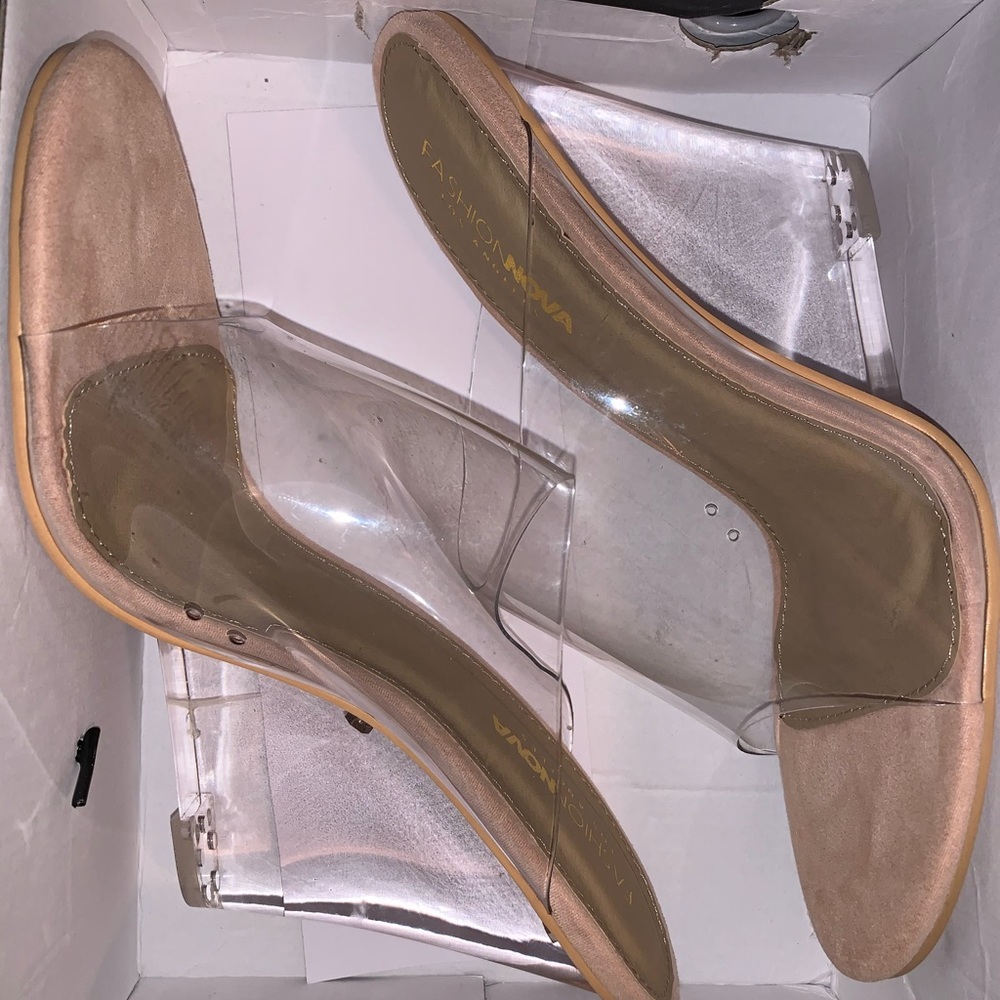 The Glass Edge Heeled Sandal